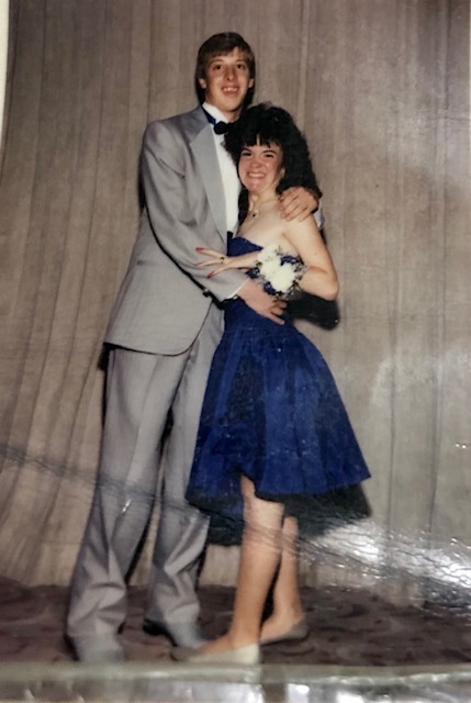 Marisol at senior prom in 1991